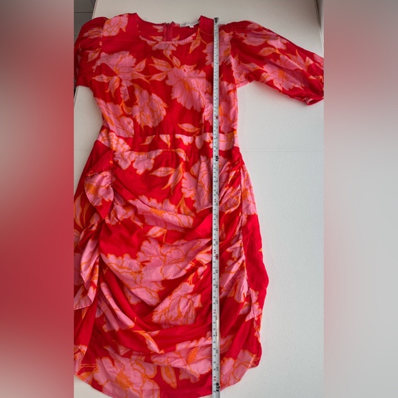 Olivaceous Tropical Print Dress Size Small - Picture 4 of 10